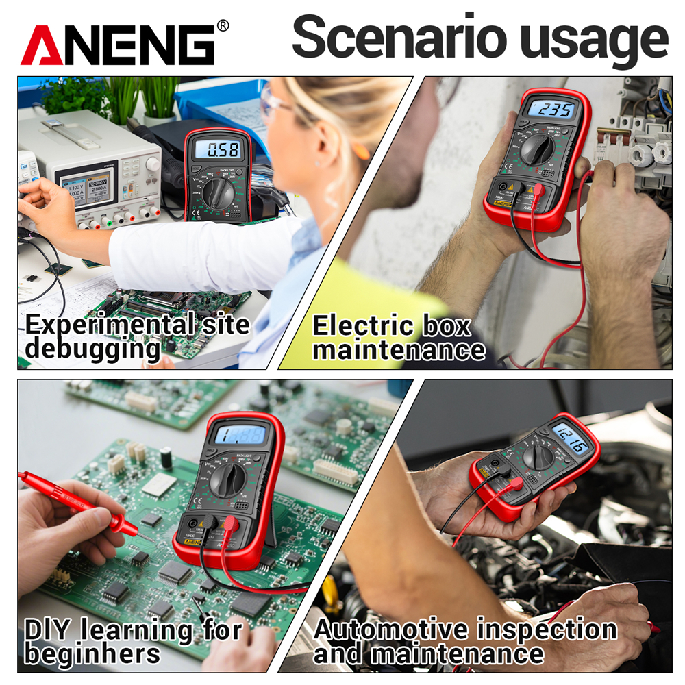 Multimeter hFE Triode Test  AN - Multimeter Digital recensione e prezzo