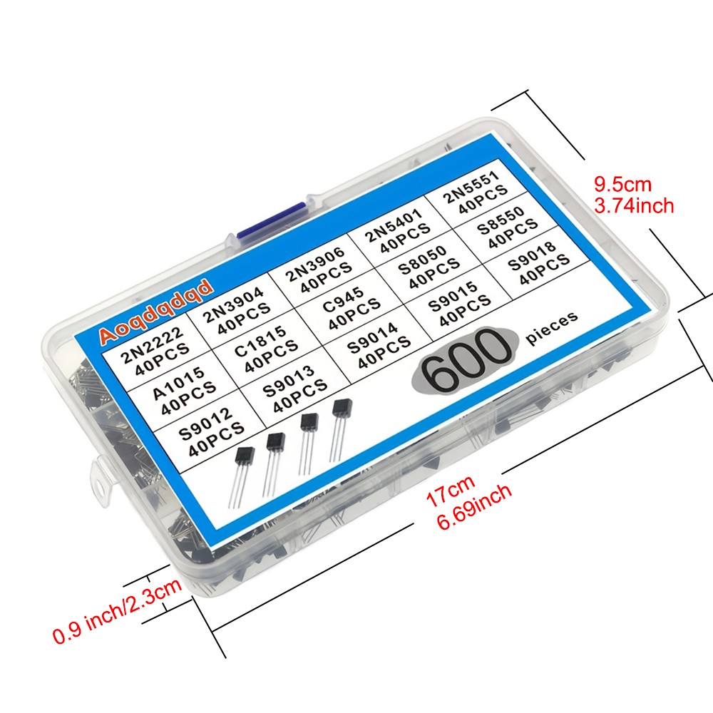 600pcs Transistor Kit A1015 C1 - Mosfet Transistor Set recensione e prezzo