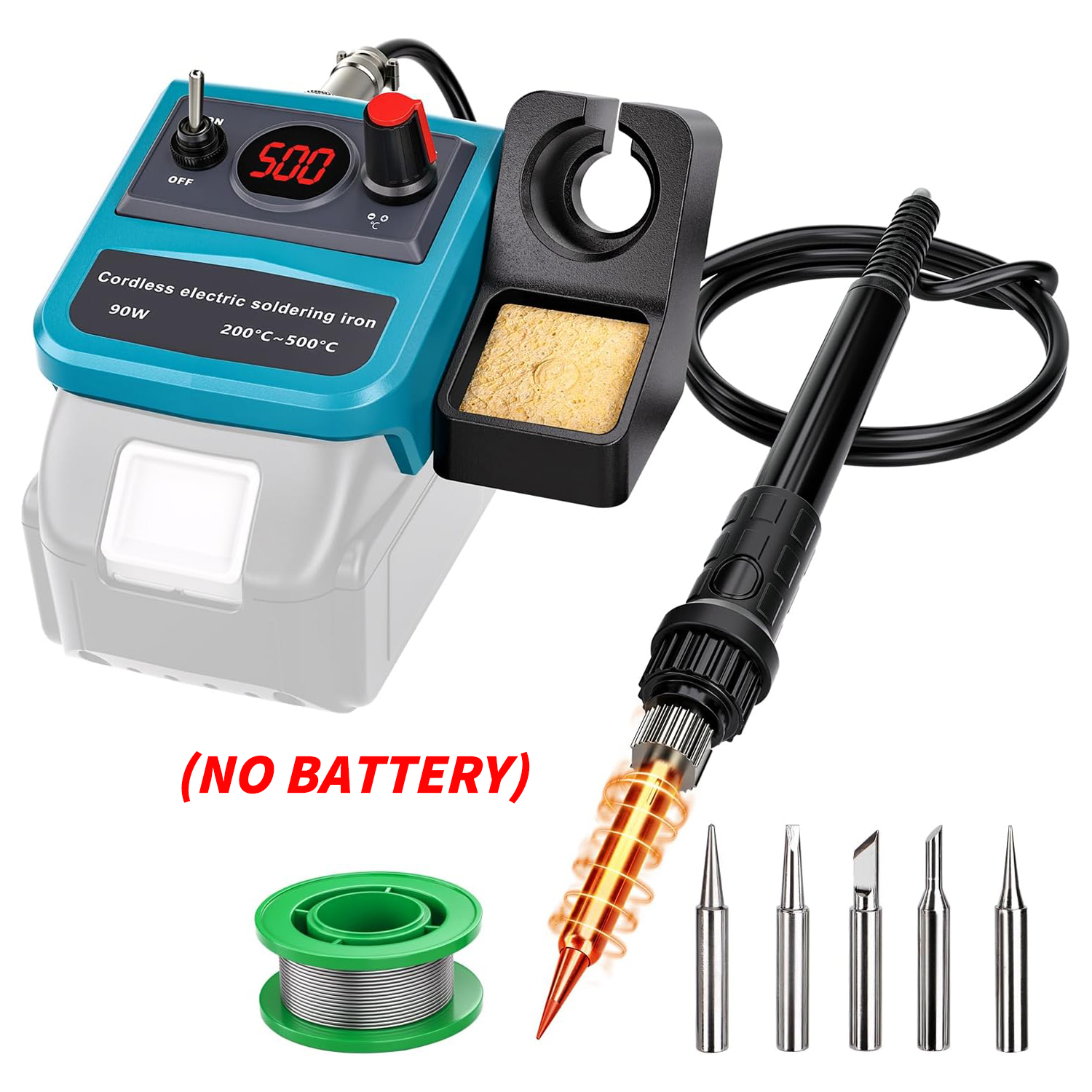 90W LED Digital Cordless Solde - Diy Electronics Power Supply recensione e prezzo