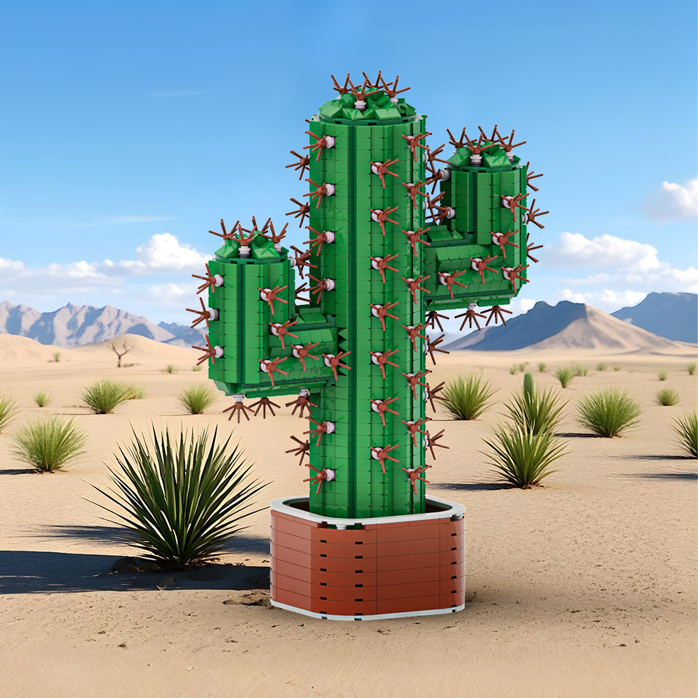 Gobricks  MOC The Giant Cactus - Diy Electronics Gifts recensione e prezzo