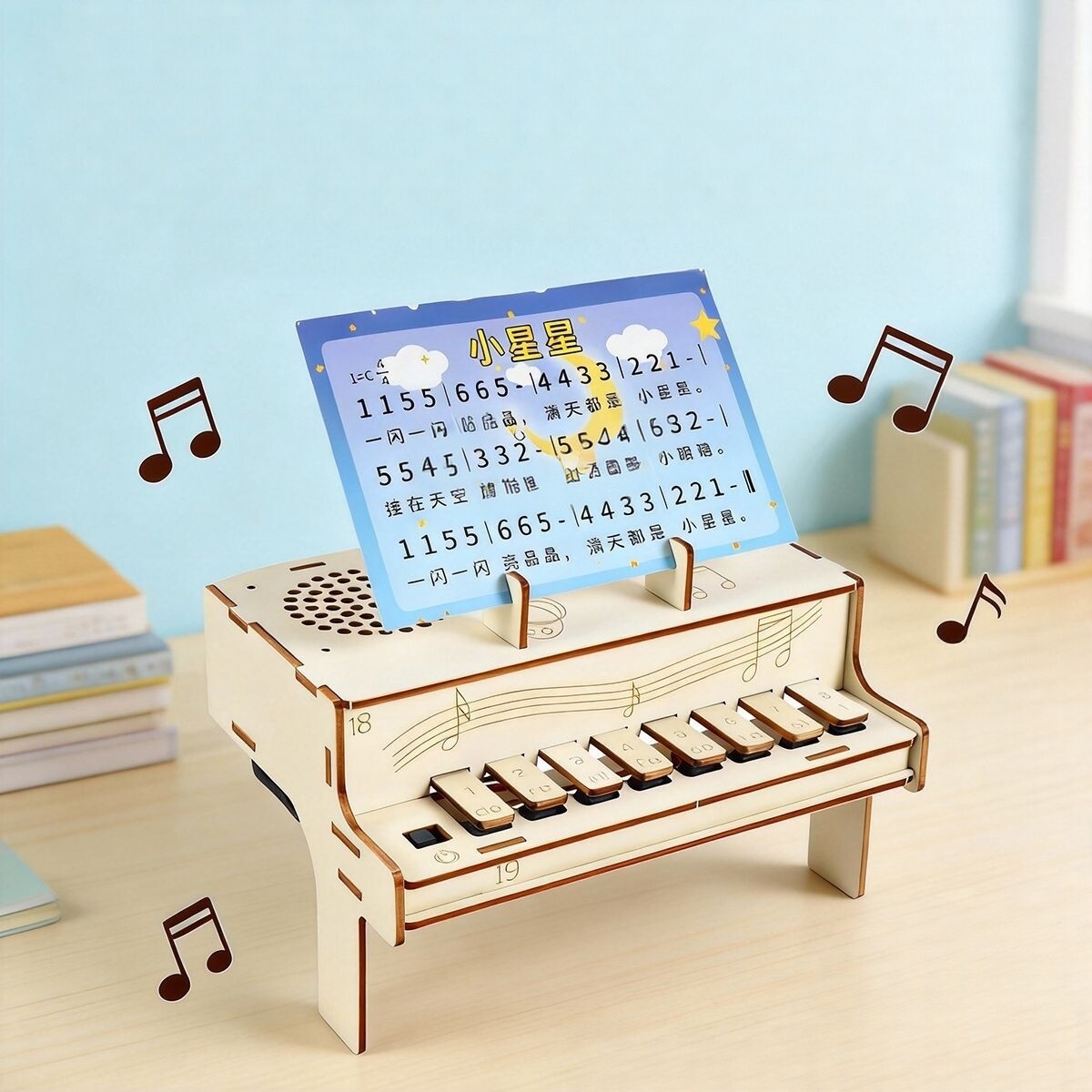 DIY Wooden Electronic Piano Mo - Diy Electronics Kits For Adults recensione e prezzo