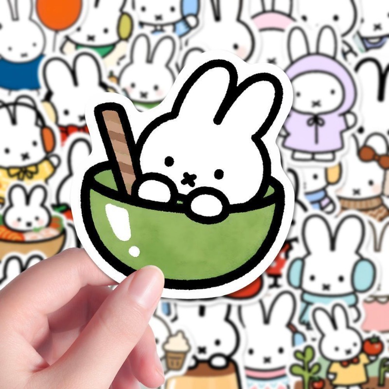 Miffy Rabbit Head Sticker High - Diy Q recensione e prezzo