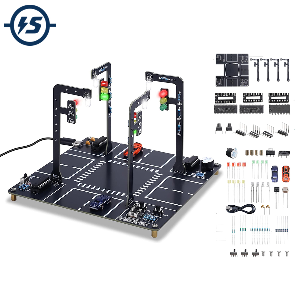 Traffic Light Simulator Kit wi - Diy Electronics Kits For Adults recensione e prezzo