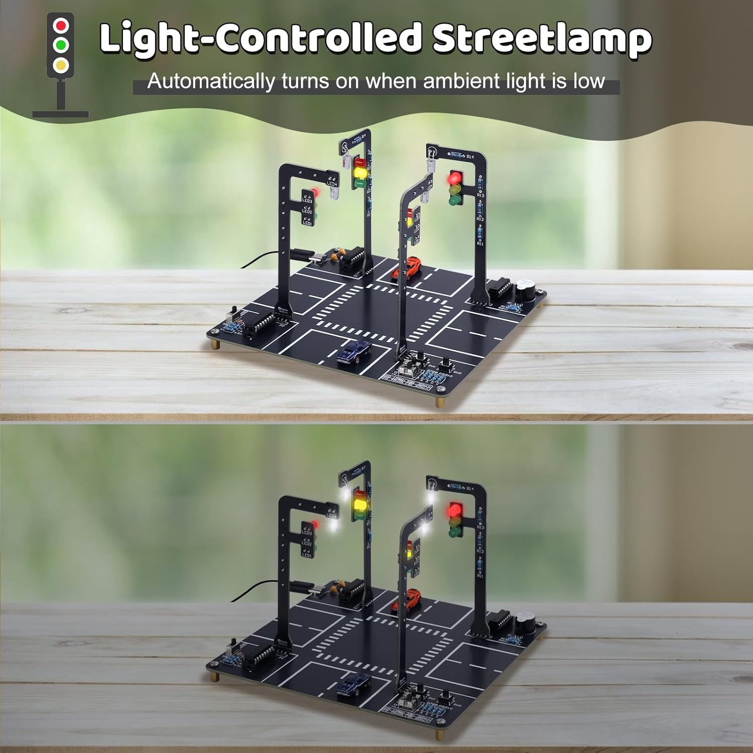Traffic Light Simulator Kit wi - Diy Electronics Kits For Adults recensione e prezzo
