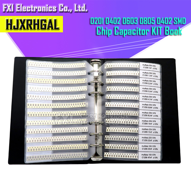 0201 0402 0603 0805 0402 SMD C - Capacitor Kit Assortment recensione e prezzo