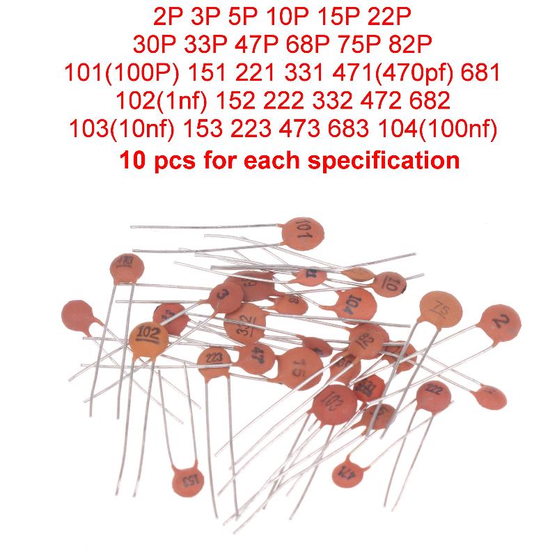 【Y】Assorted Ceramic Capacitor  - Capacitor Kit Assortment recensione e prezzo