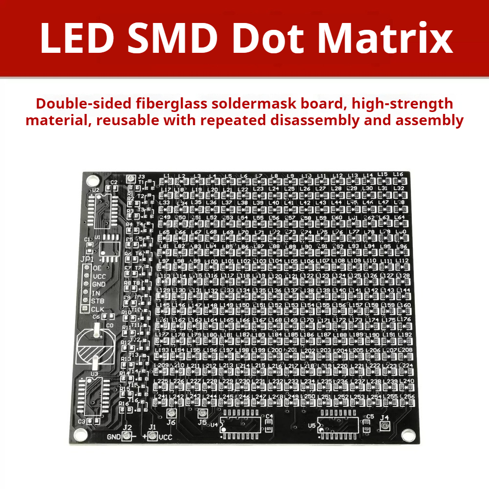 64/256 LED SMD Dot Matrix Adve - Diy Electronics Components recensione e prezzo